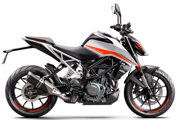 KTM 390 Duke - Wit